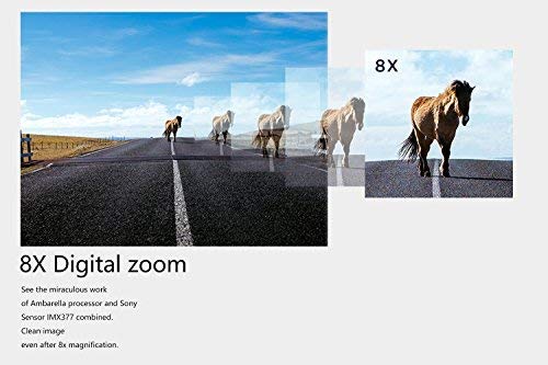 SJCAM SJ8 Pro 4k Action Camera 60fps Water Resistant,OLED Large Ultra Full HD Touchscreen,EIS Stabilized,Dual Screen,Raw Image,1200mAh High Capacity Battery 5G WiFi (E-Commerce Packaging) - SJCAM