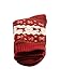 Zando Womens Super Thick Merino Ragg Wool Crew Winter Socks 5-Pack Christmas Deer Multi-colored Size 6-11