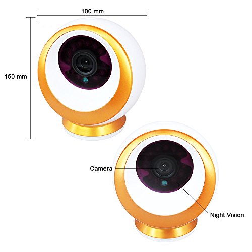 Wireless-IP-Camera-with-Night-Vision-Two-Way-Audio-24GHz-WiFi-and-Real-1080P-FHD-Motion-Detect-Video-Surveillance-Camera-355-Degree-Horizontal-Rotate-for-BabyElderPetNanny-Remote-Monitoring