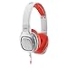 JBL J55i High-Performance On-Ear Headphones with JBL Drivers, Rotatable Ear-Cups and Microphone - Orange