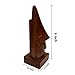 IndiaBigShop Wooden Handmade Classic Sheesham Nose-shaped Eyeglass Spectacle Holder Perfect for Home and Office Decor 6 Inch