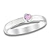 Beloved Child Goods Sterling Silver Baby Ring, Pink Size 1