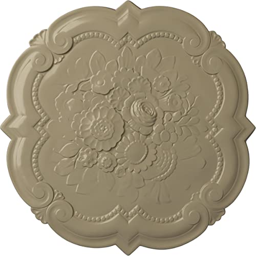 Ekena Millwork CM24VIGDF Victorian Ceiling Medallion, Gobi Desert, 24 3/8"OD x…