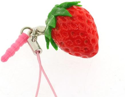Food Sample Earphone Jack Accessory (Strawberry)
