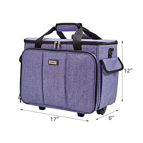HOMEST Sewing Machine Carrying Case with Multiple Storage Pockets