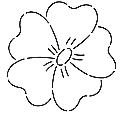 Quilting Creations Flower Quilt Stencil, 5