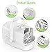 Bubble Machine, iTeknic Automatic Bubble Blower, Portable Auto Bubble Maker with High Output for Outdoor/Indoor Use,Powered by Plug-in or Batteries , Bubble Toys and Gifts for Kids Girls Boys (White)