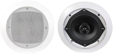 Amazon Com Flush Mount In Ceiling Speakers 4 2 Way Pair Loren