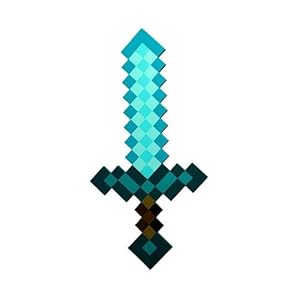 ThinkGeek Officially Licensed Minecraft Foam Diamond Sword