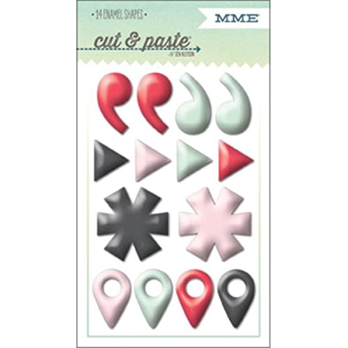 Cut and Paste Small Enamel Shapes,