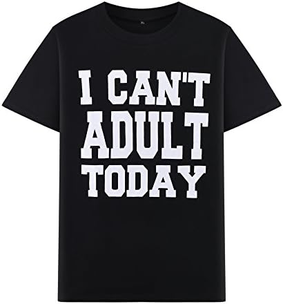 Women's Plus Size Letter Print I Can't Adult Today T Shirt Tops Tee Blouse