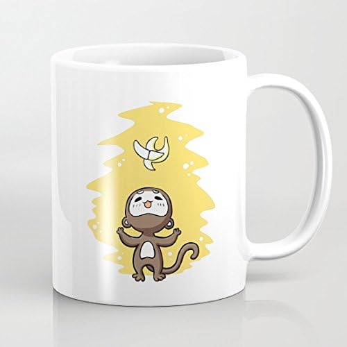 Monkey Banana Mugs Best Funny Gifts Sarcastic Mug Present 11oz Daughter Coffee Mug for Women Funny Coffee Mugs Ceramic Gift Coffee Tea Cocoa Coffee Cup 11 OZ