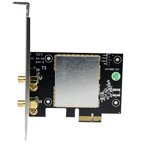 StarTech.com Dual Band 2.4GHz/5GHz PCIe Wireless Network Card PEX433WAC11