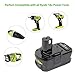 Masione 2Pack 7.0Ah P108 Battery Replacement for Ryobi 18V Battery P102 P103 P105 P107 P104 P109 P122 Compatible with Ryobi 18 Volt Cordless Tools and Chargers P117