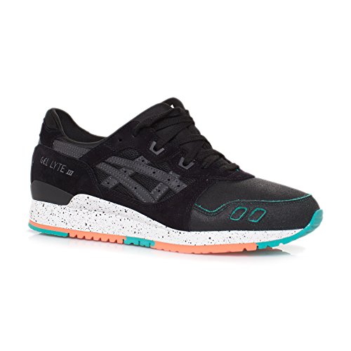 Onitsuka Tiger by Asics Unisex Gel-Lyte¿ III Black/Black Crackled  Suede/Nubuck Sneaker