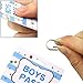 ceiba tree Hall Pass Lanyards School Passes Set 6 Pack with Safety Breaking Buckle for School Classroom Student Teacher Office Supply