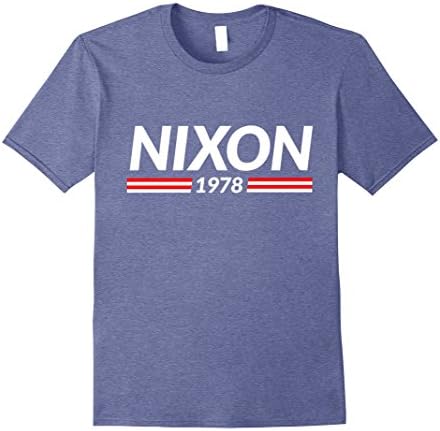 Men's Nixon 1978 Vintage Campaign Shirt  Medium Heather Blue