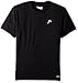 HEAD Men's Spacedye Hypertek Top, Black Heather, Medium