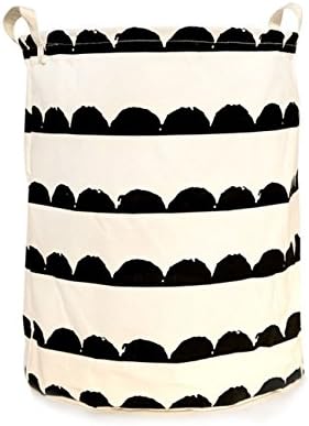 Guurachi Fabric Foldable Round Laundry Basket Hamper Closet Storage Bin Bag 4050cm (STYLE 01)