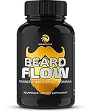 Premium Beard Growth Vitamins Supplement for Men - Grow Thicker, Longer Facial Hair with Scientifically Designed Pills with Biotin, Saw Palmetto & More - for All Facial Hair Types - Veggie Capsules