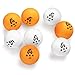 Ping Pong Paddle Set of 4 - Pro Wood Ping-Pong Paddles and 8 Light Regulation Table Tennis Balls - This 4-Player Racket and Ball Kit is the Perfect Indoor Sports Game Gift for Kids or Professional