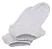 YASIDI Women Socks, Comfortable No-Show Cotton Ankle lace Socks (3 Pairs, White)