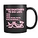 Pink Panther Mug Funny Cartoon Pink Panther To Do List Black Ceramic 11 oz Coffee Mug / Tea Cup Great gift for Pink Panther Fan made in the USA by Awesome eMERCHency