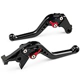 Short black Adjustable Motorcycle CNC Brake Clutch Levers Fit For Yamaha FZ6R 2009-2015