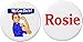 Set 2 We Can Do It! Rosie the Riveter Pinback Buttons Pins