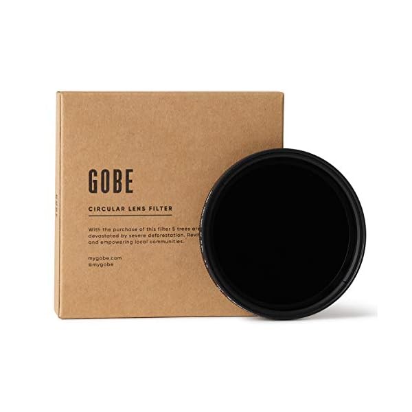 Gobe 67 mm ND2-400 Variabler ND-Objektivfilter (2Peak) Schwarz