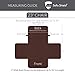 Sofa Shield Chair Slipcover with Patented Strap, Reversible Tear Resistant Soft Quilted Microfiber, 23” Seat Width, Durable Furniture Stain Protector, Washable Cover for Dogs, Kids, Light Taupe