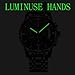 Watch for Men Waterproof Stainless Steel Sport Analog Quartz Watch Gents Fashion Dress Wrist Watch