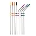 Set of 8 Stainless Steel Straws - 10.5