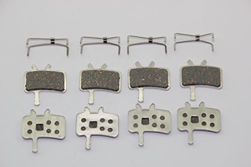 KINGSTOP JIM Aluminum-Back Bicycle disc Brake Pads for Avid Hydraulic & Avid Juicy 3 5 7 bb7 (4 Pairs)