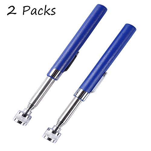 Gresdent 2 Pack Telescoping Magnetic Pickup Tool with 5Lb Pull Capacity (Blue)