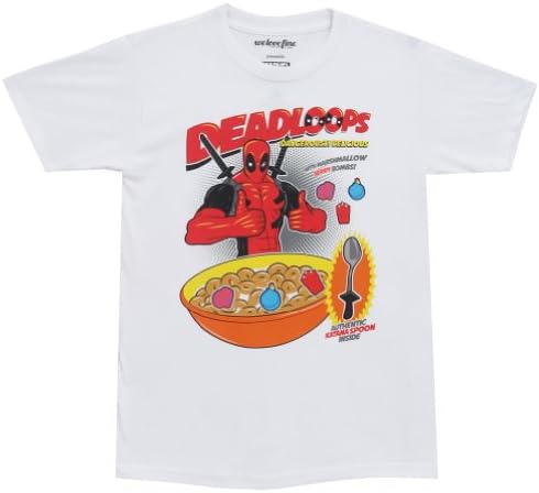 Marvel Deadpool Deadloops Cereal T-shirt (Extra Large)