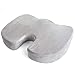 Restoration® Coccyx Seat Cushion with Orthopedic Comfort Foam, Non-Slip Grip, Removable & Machine Washable Velboa Fabric Cover - Perfect for Lower Back Pain Relief & Comfort