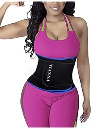 Yianna - Cinturón para entrenamiento de cintura para adelgazamiento del cuerpo, para deporte, cintura, cortador de compresión, pérdida de peso