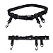 SAMSFX Adjustable Fishing Wading Belt Wader Belts for Surf Casting Kayak Accessories Straps with D ring and Hook Fits