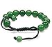 Antiquity Sian Art Stone 10 mm Fashion Green Wrist Mala/Charm Bracelet Jewelry for Women and Men