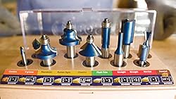 BOSCH RBS010 10-Piece 1/2 in. and 1/4 in. Shank