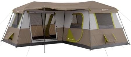 Ozark Trail 16 X 16 Instant Cabin Tent Sleeps 12 Persons In