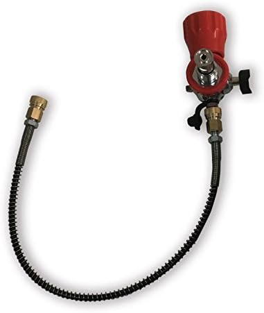 Acecare Charging Station for Carbon Fiber Cylinder Filling Compressed Air from big Paintball tank to small PCP tank