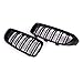 F32 Grille, ABS Front Replacement Kidney Grill for BMW 4 Series F32 F33 F36 F80 F82 Matt Black