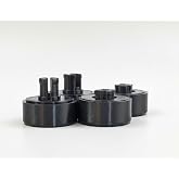 2 Sets - 35mm to 120 Film Adapter Kit | 35mm Film Converter for Medium Format Cameras | Precision Film Spool Adapter Compatible with Vintage Roll Film Cameras