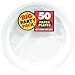 Frosty White Round Paper Plates - 8.5