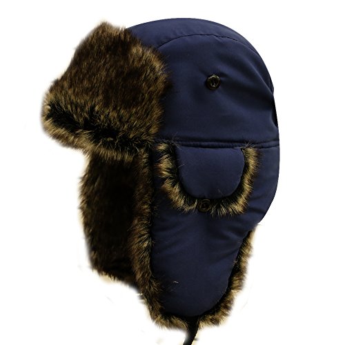 City hunter w200n original solid trapper ski hat - soli…