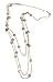 Tory Burch Multi Strand Gold Plated Chain Necklace Gold Plated