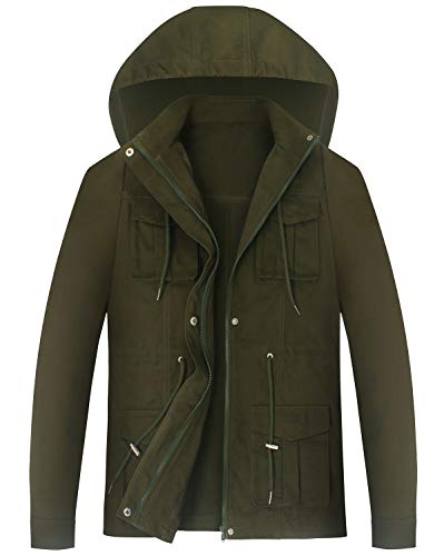 SheKiss Women's Zip Up Safari Military Anorak Jackets Camouflage Lightweight Outwear Coat with Pockets - Thumbnail 5