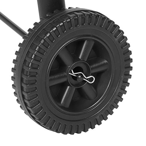 Holzkohle Grillwagen, Holzkohlegrillwagen, Holzkohlegrill, Grillkamin, Barbecue Grill mit Deckel, Dual-Scale-Thermometer… – Bild 7